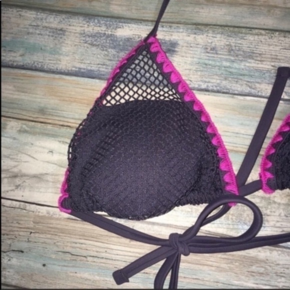 Xhilaration Purple Bikini Top - Picture 2 of 4